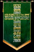 31 Names of God with Gold Silver and Bronze Text
