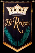 He Reigns (on black)