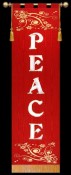 PEACE - Advent Red
