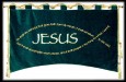 Jesus Fish - Green