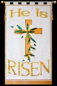 He is Risen White Cross